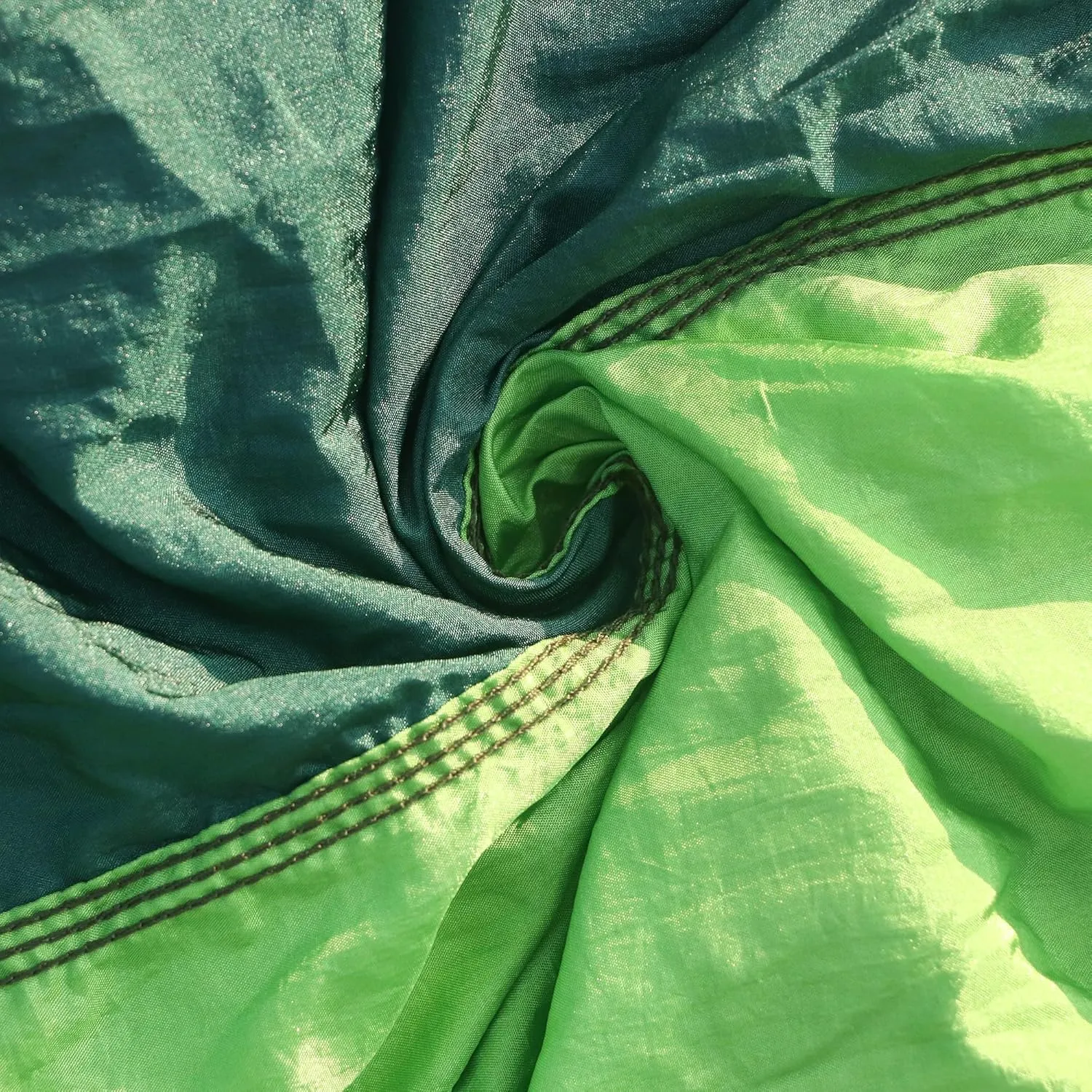 Happy Camper Camping Hammock for Camping, Outdoor Adventures Backpacking or Travel with Rain Fly and Mosquito Net, Lightweight & Portable - Up to 400lbs (Light Green/Green, Single)