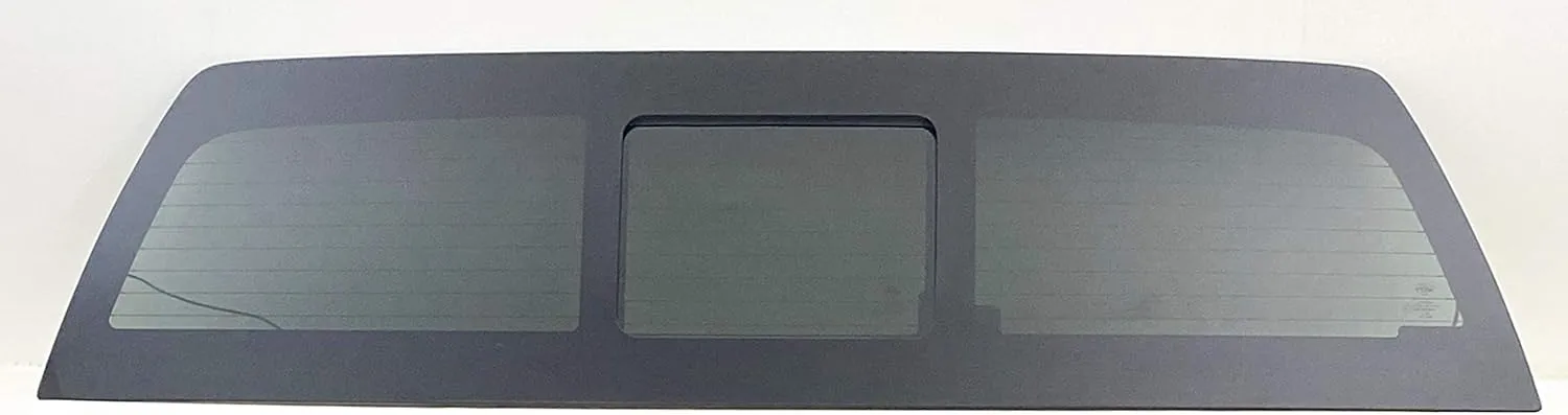 Heated Back Sliding Window Glass Power Slider Compatible with Chevrolet Silverado GMC Sierra 1500 2014-2018 / 1500Limited 2019 / 2500 3500 2015-2019 Models