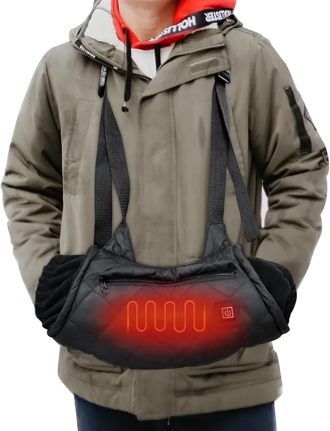 Heated Hand Muff, Electric Heating Hand Warmer Pouch, Suitable for Outdoor Hunting, Sports, Photography, Golf, Hike, Football, Snow Camping in Cold Winter Keep Warmth