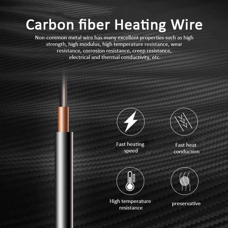 Heated Hooded Vest - Thermal Waterproof Electric Jacket