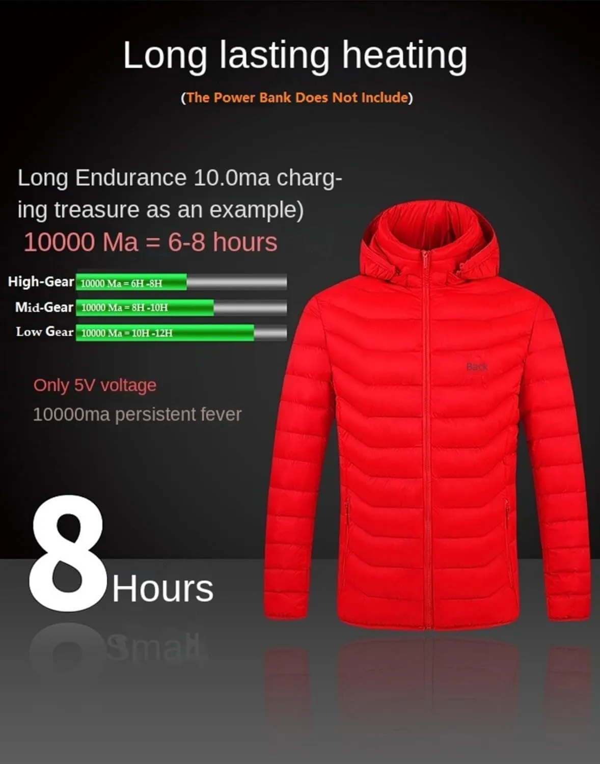 Heated Hoodie,9 Heating Zones Coat,Heated Jacket for Women and Men,Heated Sweatshirt, Heated Hunting Jackets
