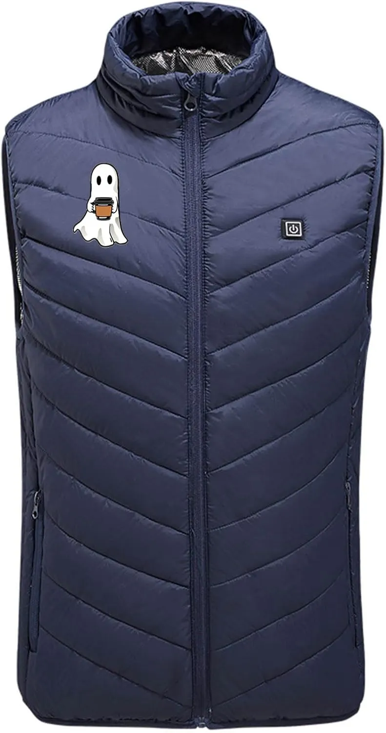 Heated Vest for Men Women, 9 Heating Zones Heated Gilet Heated Body Warmer Heated Waistcoat USB Heated Jacket