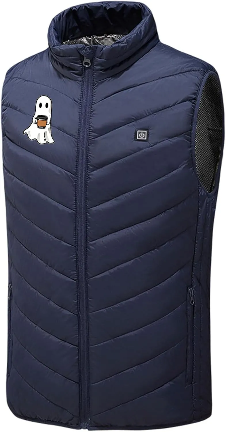 Heated Vest for Men Women, 9 Heating Zones Heated Gilet Heated Body Warmer Heated Waistcoat USB Heated Jacket