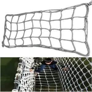 Heavy Duty Playground Climbing Netting Climbing Net for Kids Outdoor Treehouse Truck Trailer Nets Playground Swings Net Indoor Safety Net Ropes(Size:12 mm,Color:13.12X16.4ft)