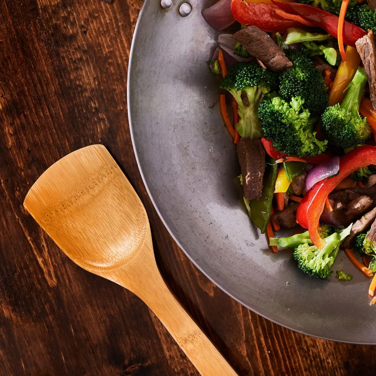 Helen's Asian Kitchen Bamboo Wok Utensil