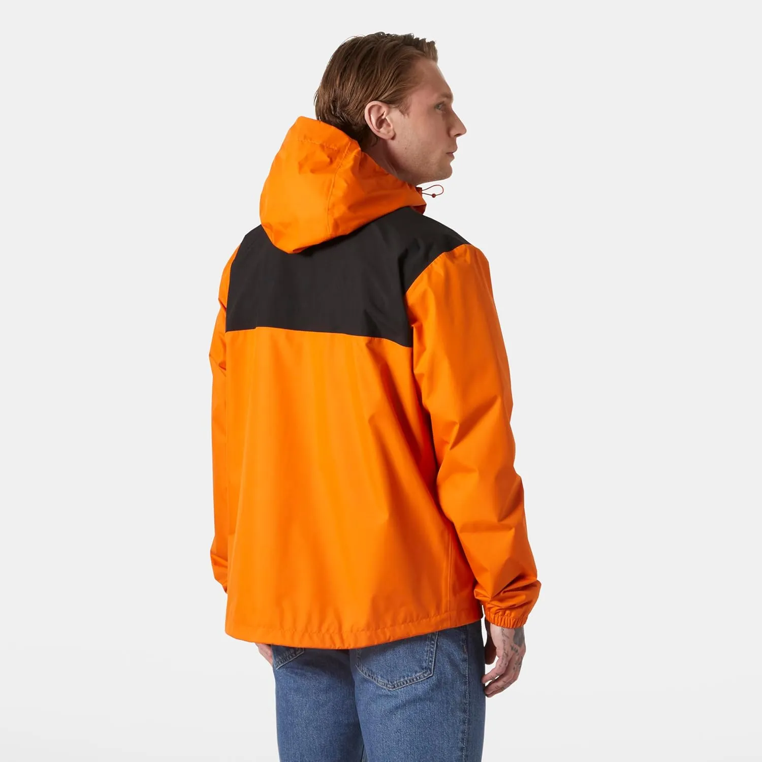 Helly-Hansen Vancouver Rain Jacket - Men's Waterproof, Breathable, Adjustable Hood, Seam-Sealed
