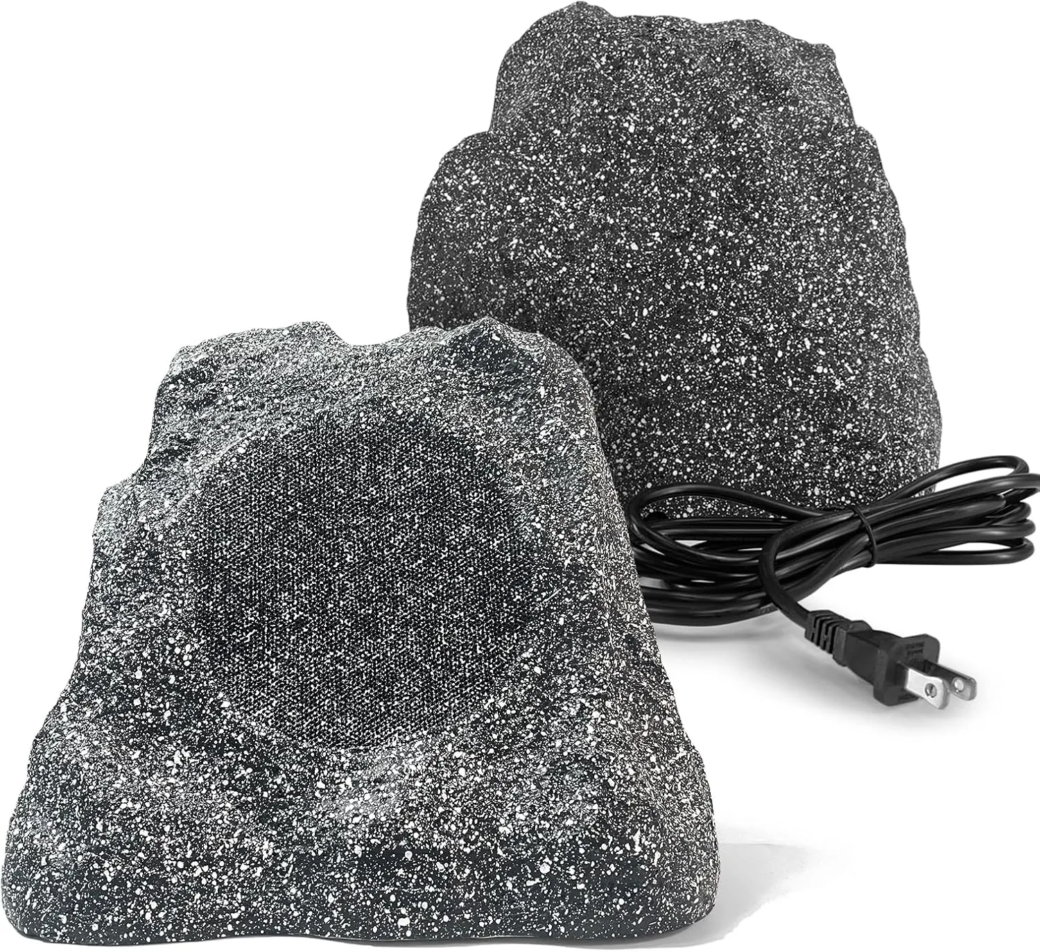 Herdio Outdoor Rock Bluetooth Speakers IPX7 Waterproof 400 Watt Resin Material All Weather for Deck Pool Backyard Patio Garden BBQ (1 Pair)
