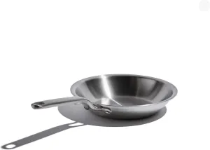 Heritage Steel Eater Series 8.5 Inch Frying Pan | Made in USA | 5-Ply Fully Clad Stainless Steel | Stay Cool Handle Design | Induction Ready & Non-Toxic
