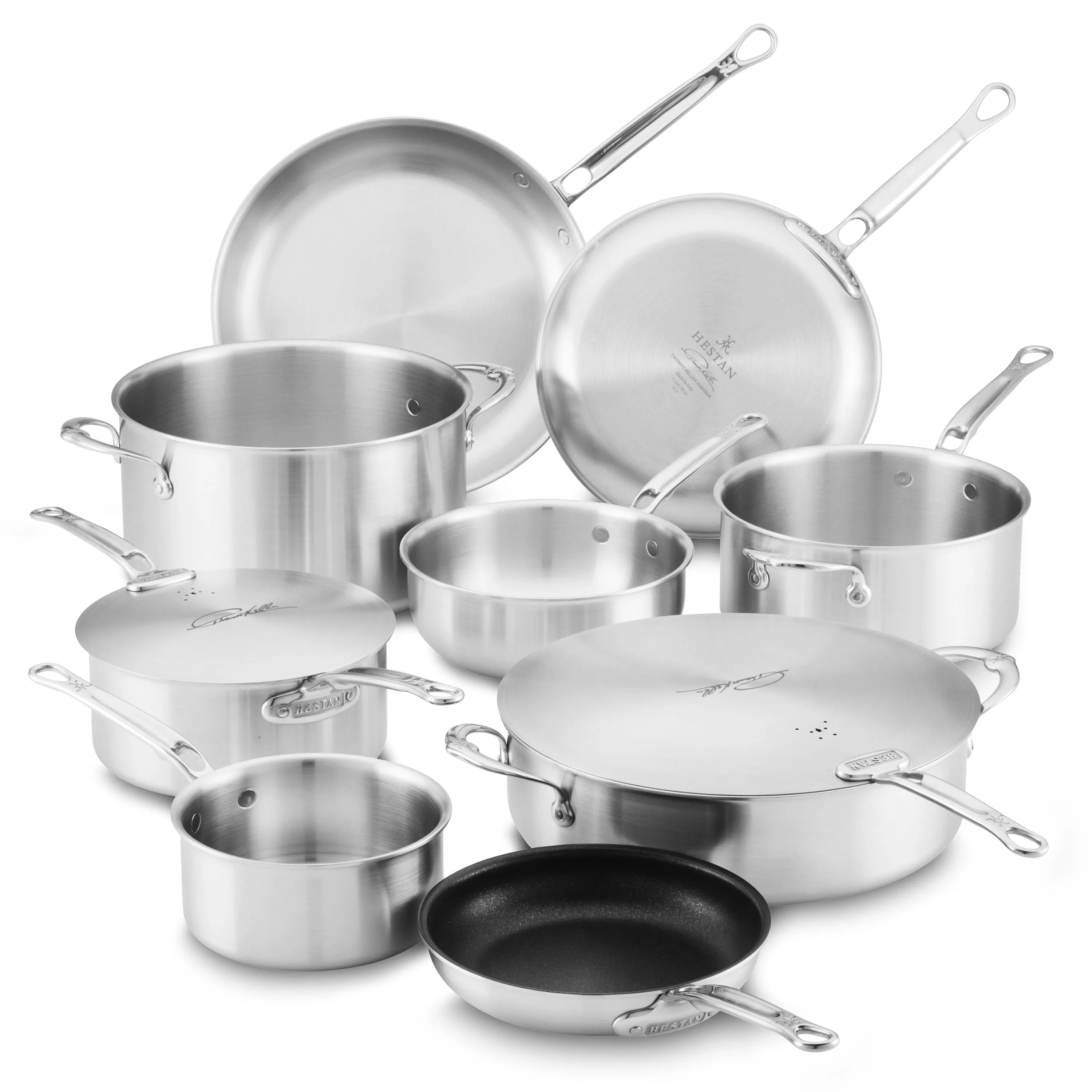 Hestan Thomas Keller Insignia 11 Piece Stainless Steel Cookware Set