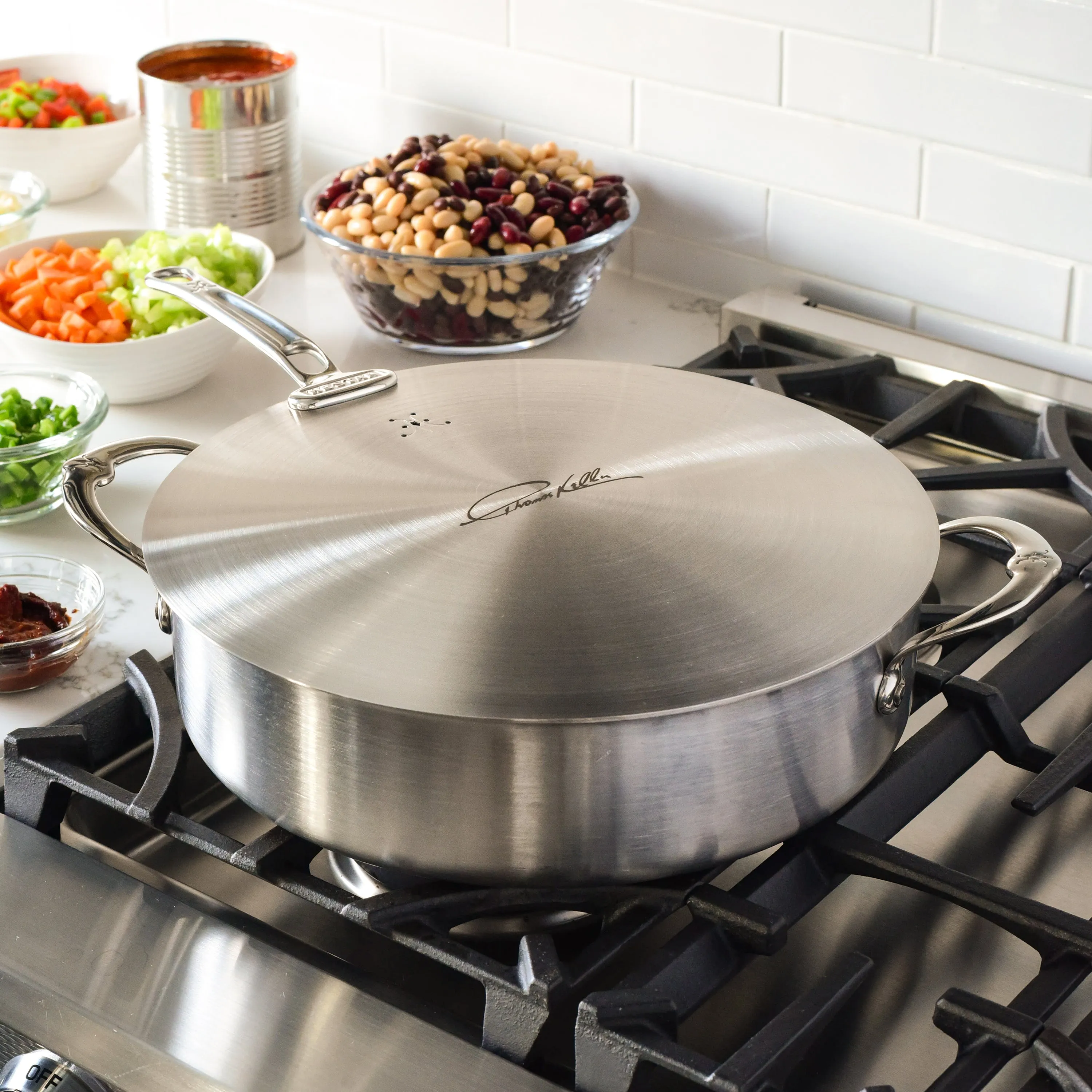 Hestan Thomas Keller Insignia 12.5" Stainless Steel Universal Lid