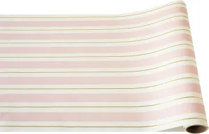 Hester & Cook - Table Runner -  Pink Gold Striped