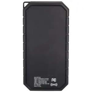 High Sierra® IPX 5 Solar Fast Wireless Power Bank
