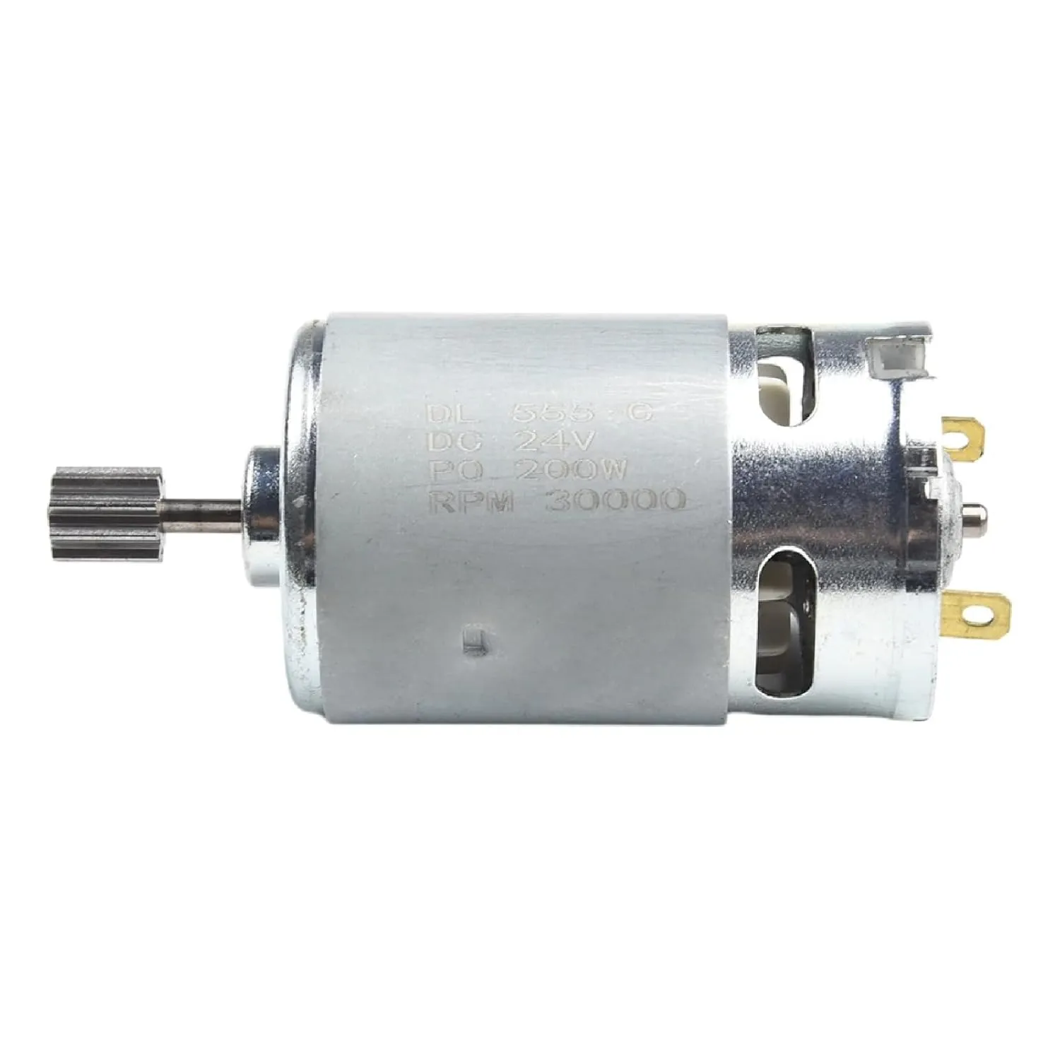 High Speed 24V 555 Children's Electric Car Toy Motor DL 555-C High Power Gearmotor for Automation and Solar Applications (555_24V_18000_10T)