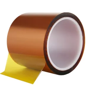 High Temp Tape, (4 inch X 108 FT) Polyimide High Temperature Resistant Tape Silicone Adhesive - for 3D Print Bed,Soldering,Masking etc.