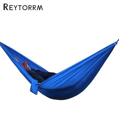 Hiking Camping 270*140cm Hammock Portable Nylon Safety Parachute Hamac Hanging Chair Swing Outdoor Double Person Leisure Hamak