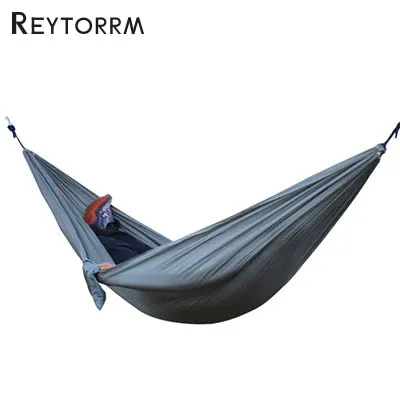 Hiking Camping 270*140cm Hammock Portable Nylon Safety Parachute Hamac Hanging Chair Swing Outdoor Double Person Leisure Hamak