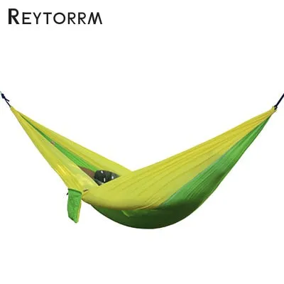 Hiking Camping 270*140cm Hammock Portable Nylon Safety Parachute Hamac Hanging Chair Swing Outdoor Double Person Leisure Hamak