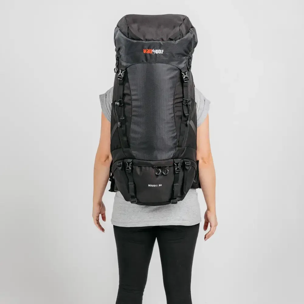 Hiking Pack Boudii 60L Jet Black BlackWolf