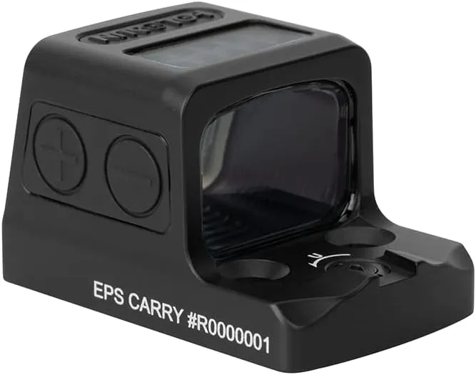 HOLOSUN EPS Carry MRS 2 MOA Dot & 32 MOA Circle Reflex Pistol Sight - Waterproof Shake-Awake Solar Failsafe Parallax-Free Aluminum Enclosed Sight with Multi-Reticle System for Subcompact Handguns