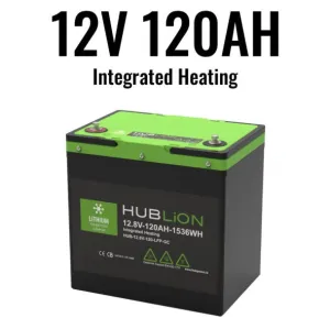 HubPower - Lithium Ion Battery HUB-12.8V-120-LFP-GC