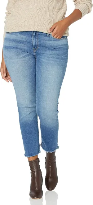 HUDSON Women's Tally Mid Rise, Cropped, Skinny Jean
