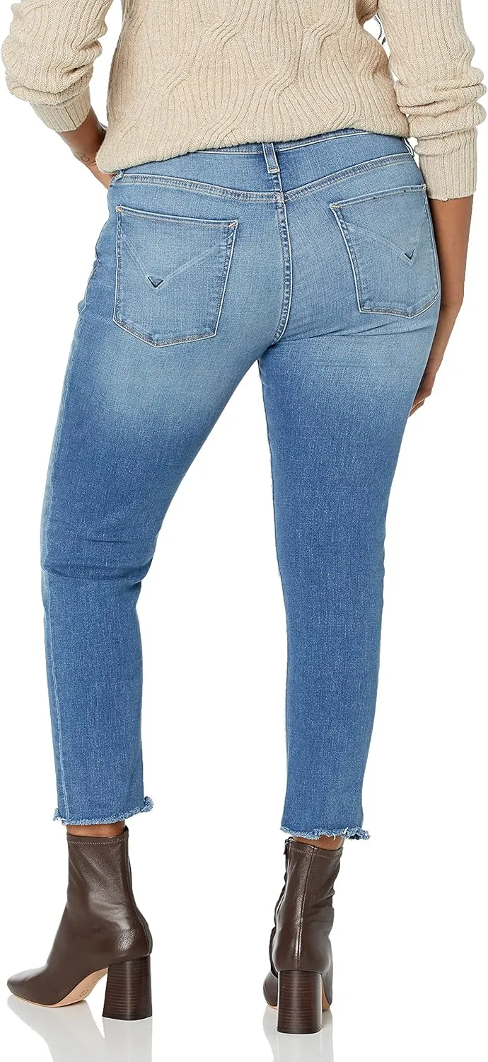 HUDSON Women's Tally Mid Rise, Cropped, Skinny Jean