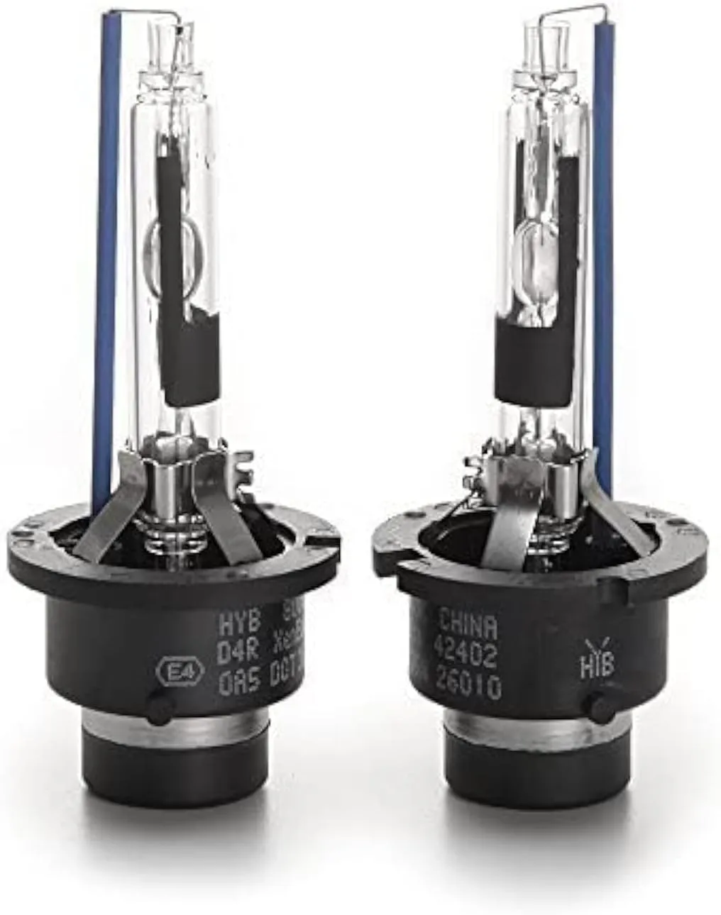 HYB D4R HID Bulbs, 8000K Diamond White Xenon Replacement D4R HID Headlight Bulb, 35W Low Beam 42406 66450 42406WX Car Headlamps, IP68 Waterproof Design (Pack of 2)