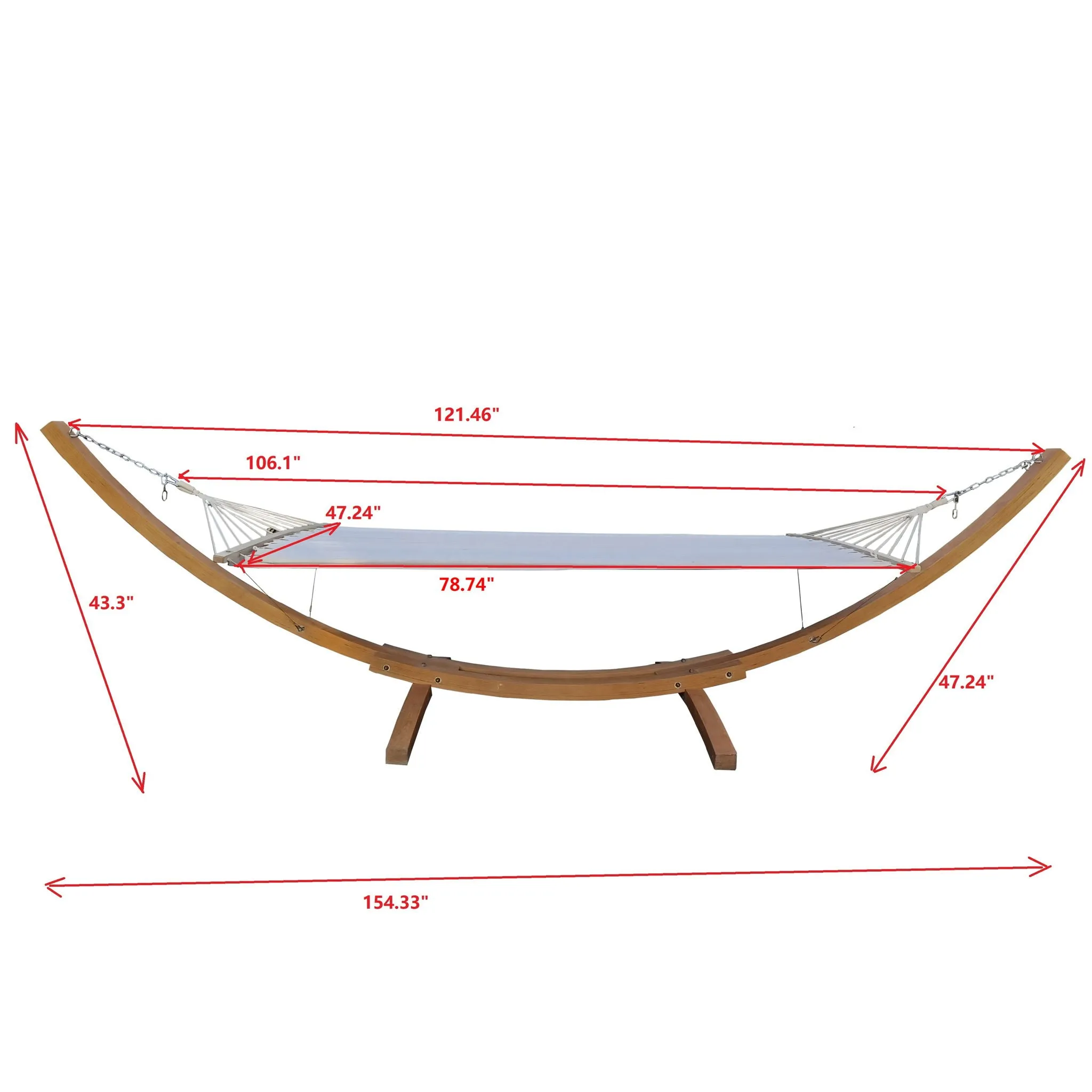 Indoor For - Clearance offer Loved by customers Person Stand Set Hammock Standalone With Outdoor Beige