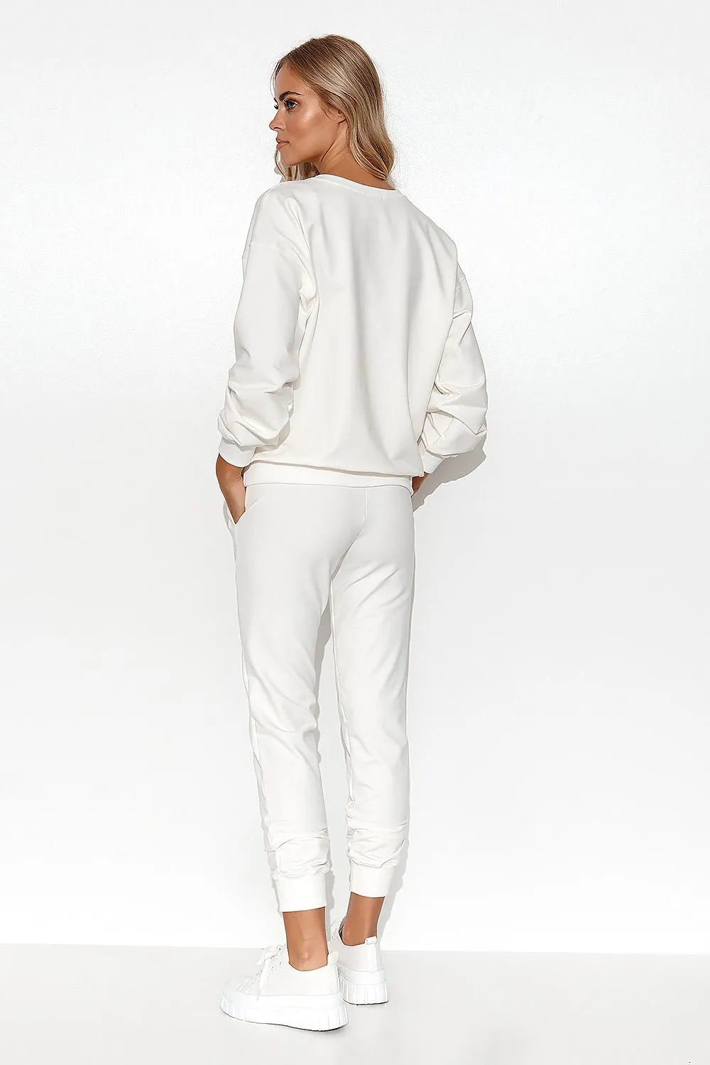 Ivory Lightweight Sweatshirt Set