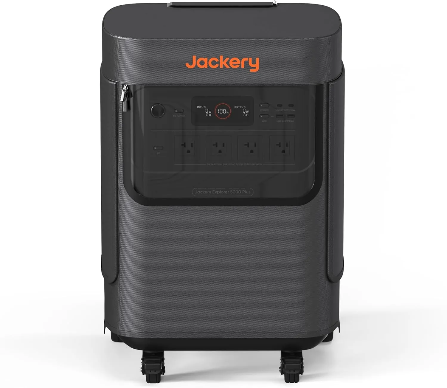 Jackery Solar Generator 5000 Plus Protective Bag, Water Resistant and Dust Proof, Dual Side Openings, IPX4 Rating