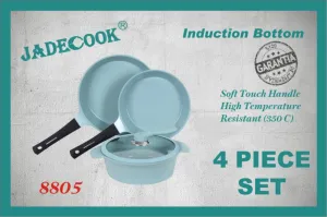 JADECOOK 4 piece cookware SET- Bateria de 4 piezas de JADE