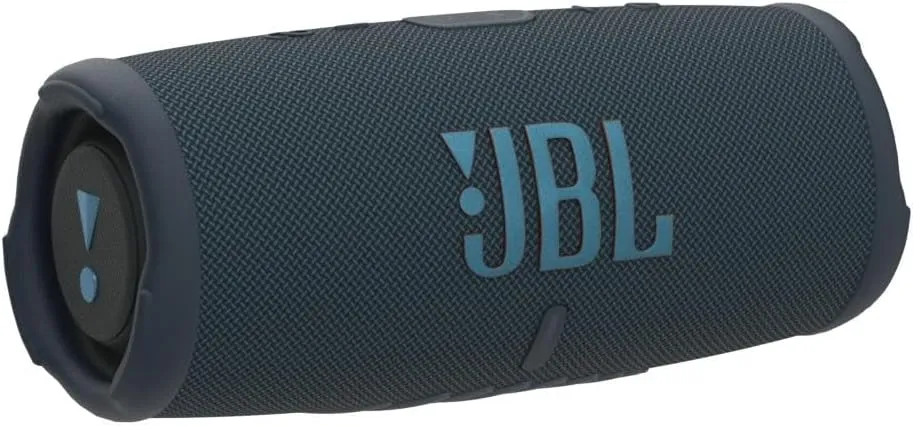 JBL Charge 5 - Portable Bluetooth Speaker with Megen Hardshell Travel Case with IP67 Waterproof and USB Charge Out (Blue)