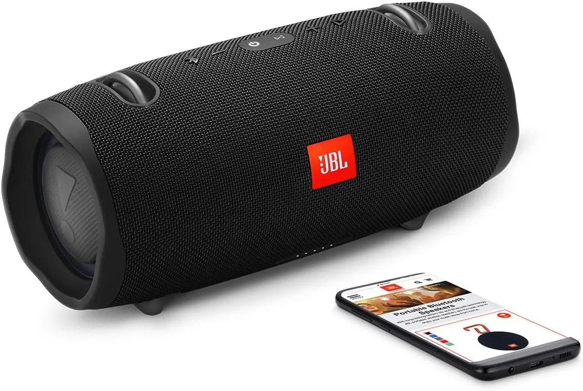 JBL Xtreme 2, Waterproof Portable Bluetooth Speaker, Black