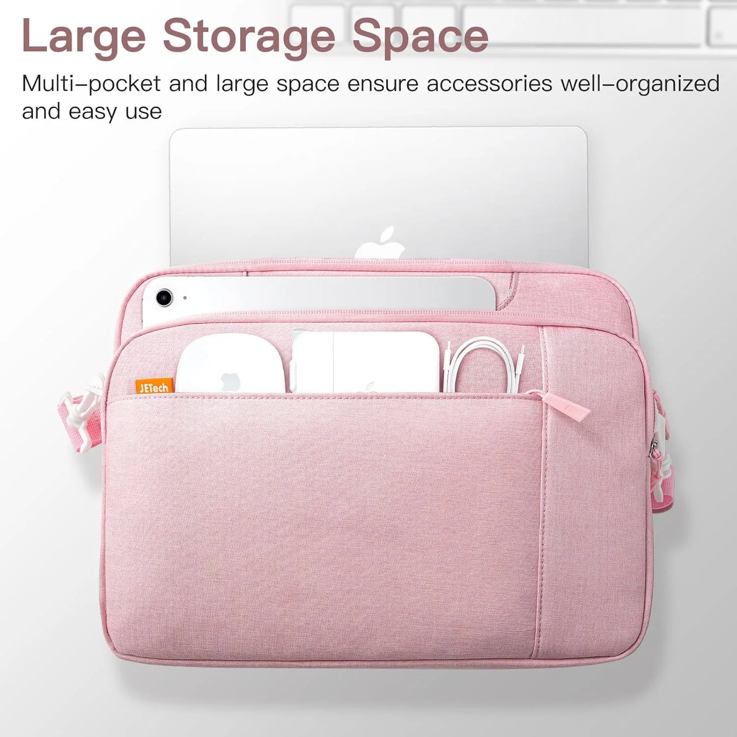 JETech Laptop Bag Case, Waterproof Slim Computer Sleeve Cover Compatible with MacBook Air/Pro, Surface Book and Other laptops
