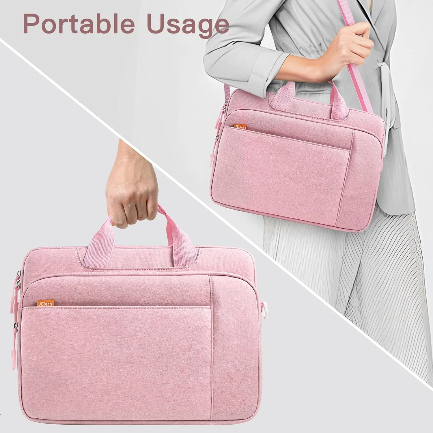 JETech Laptop Bag Case, Waterproof Slim Computer Sleeve Cover Compatible with MacBook Air/Pro, Surface Book and Other laptops