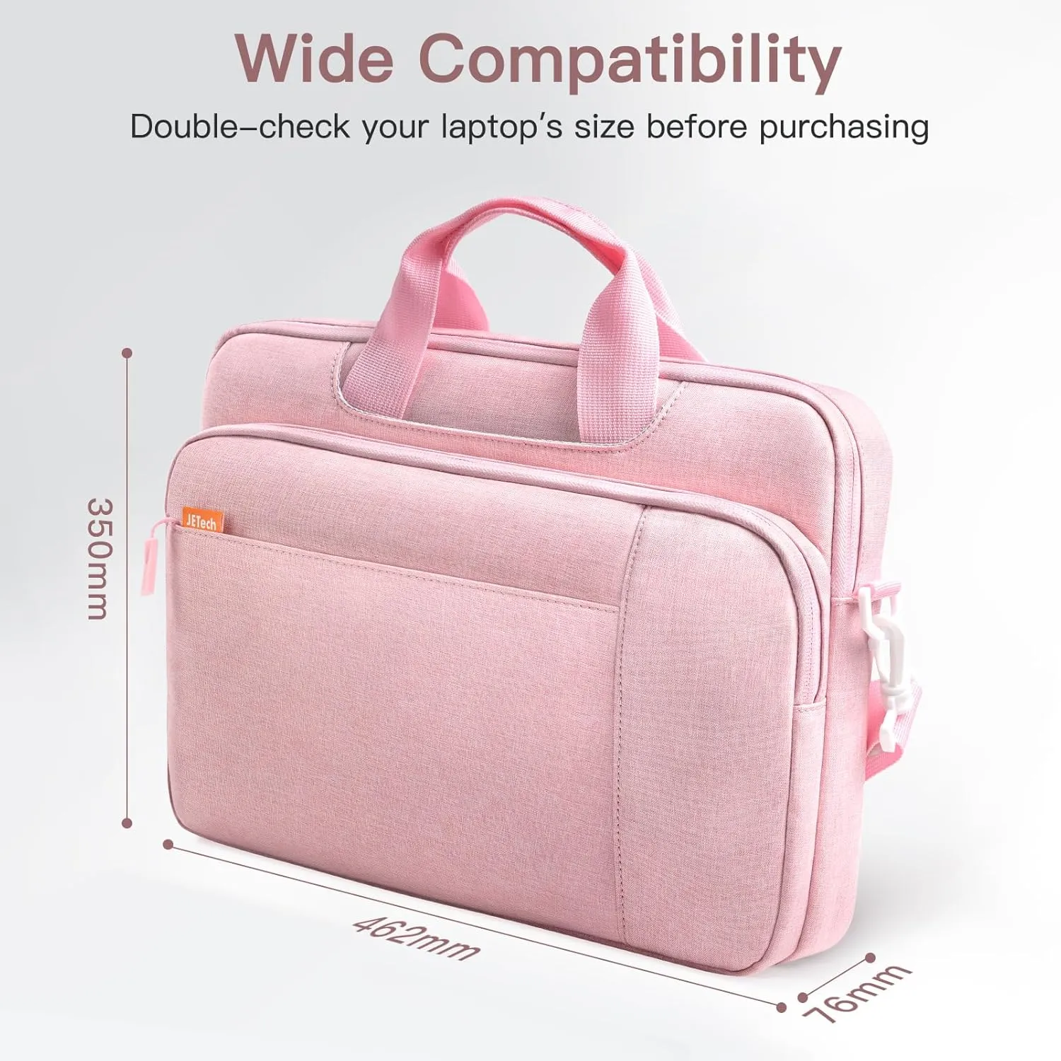 JETech Laptop Bag Case, Waterproof Slim Computer Sleeve Cover Compatible with MacBook Air/Pro, Surface Book and Other laptops
