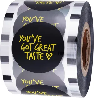 JIAWANSHUN Tea Cup Sealer Film Roll Cup Sealing Film PP Plastic Sealing Film 3000pcs Roll for Plastic Cup 90-105mm (3.55"- 4")