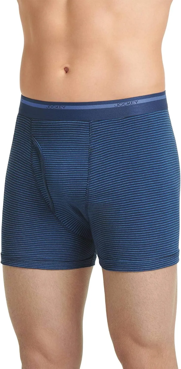 Jockey Men's Underwear Lightweight Classic 5" Boxer Brief - 3 Pack