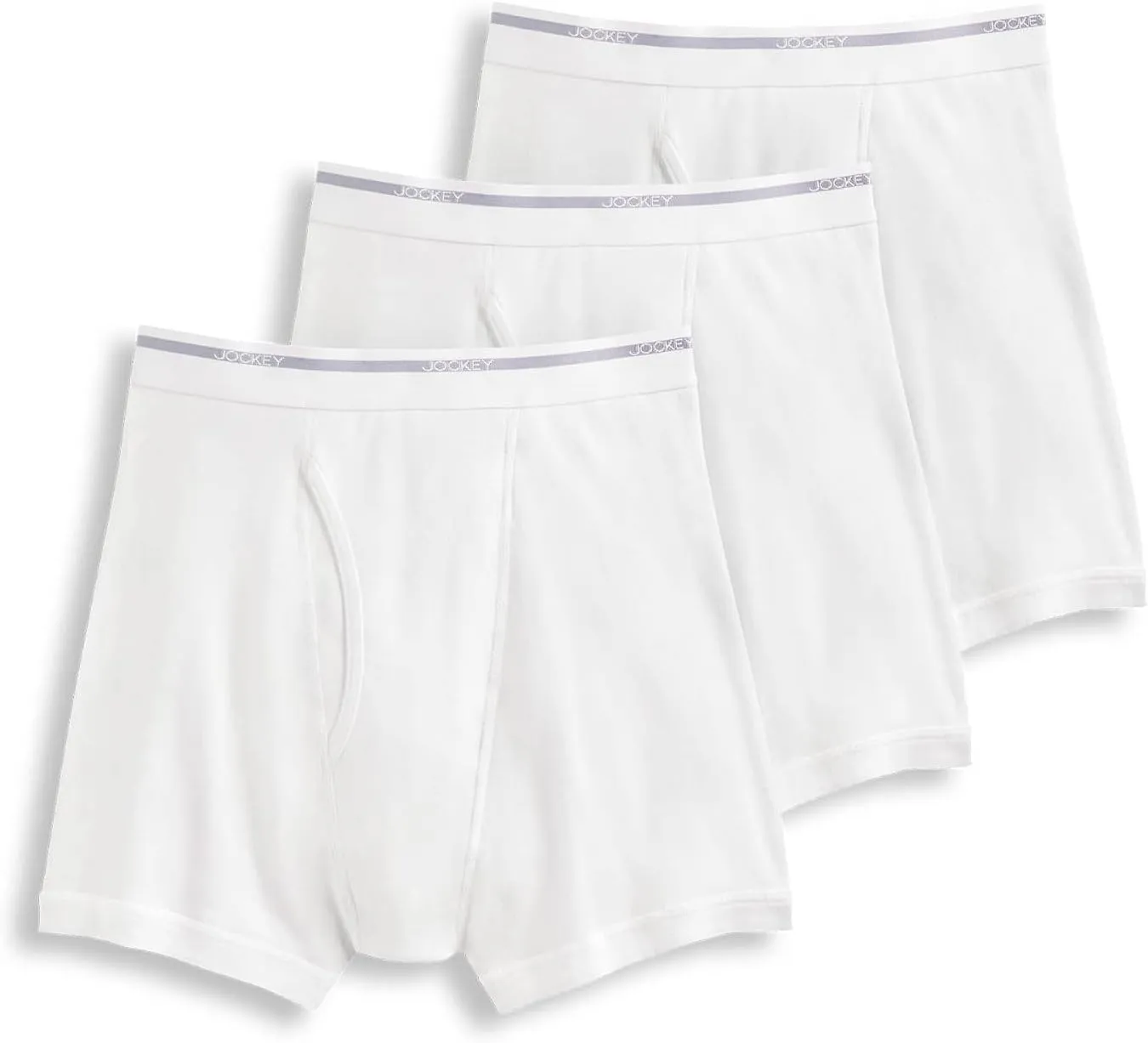 Jockey Men's Underwear Lightweight Classic 5" Boxer Brief - 3 Pack