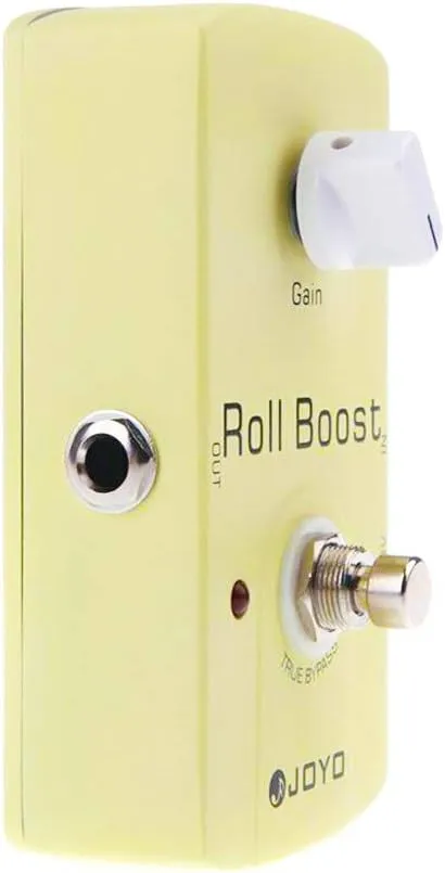 JOYO Boost Pedal Classic Circuitry up to 35dB Clean and Clear Boost for Electric Guitar Effect - True Bypass (Roll Boost JF-38)
