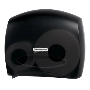 Jumbo Roll Toilet Paper Dispenser (09507), with Stub, Black, Wall Mounted, Commercial Grade (Qty 1)