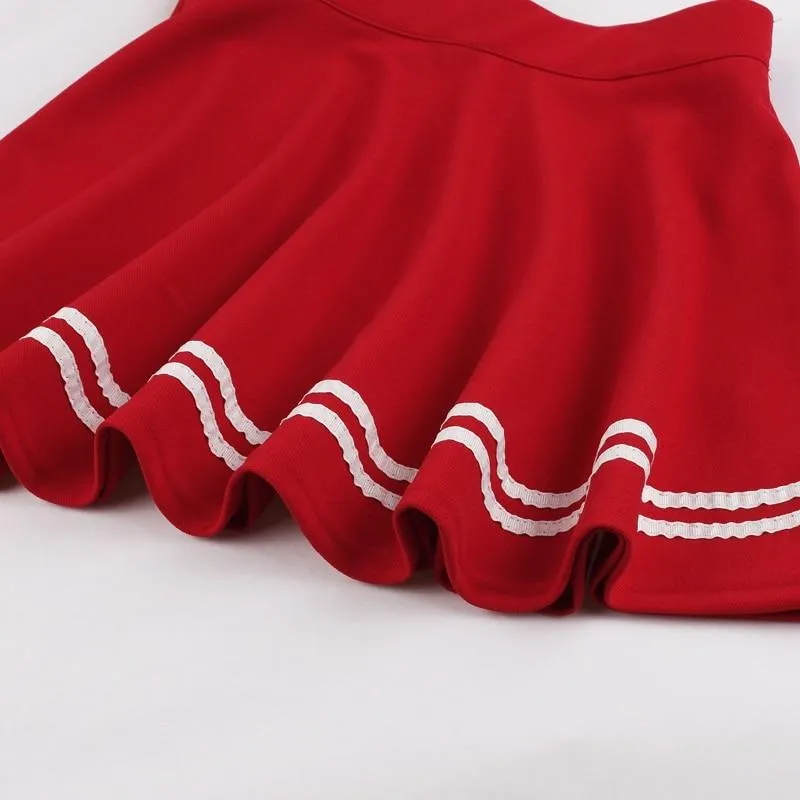 Jupe Vintage <br> Patineuse Rouge