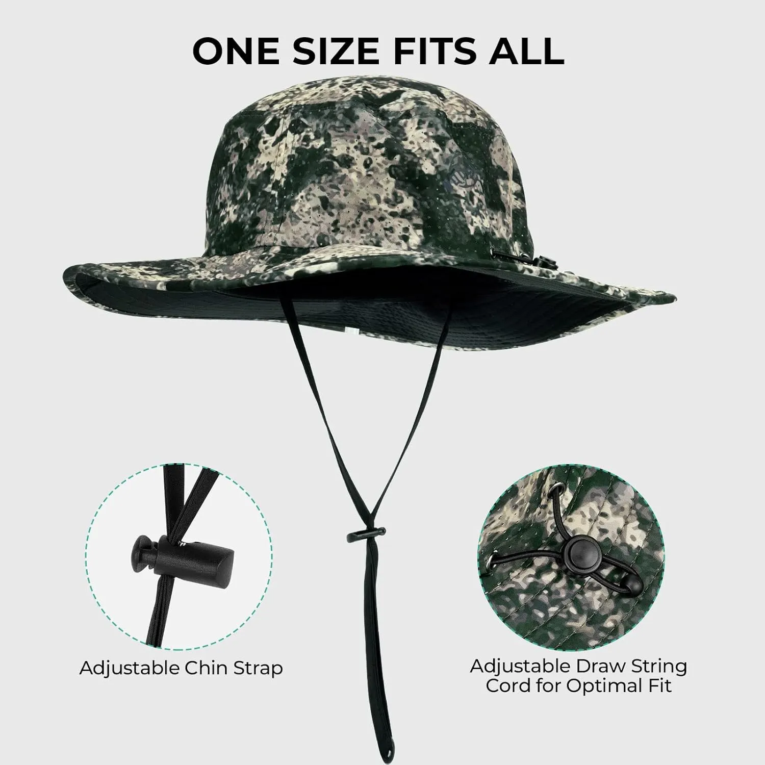 KastKing Sol Armis UPF 50 Boonie Hat - Sun Protection, Fishing, Beach & Hiking, Paddling, Rowing, Kayaking