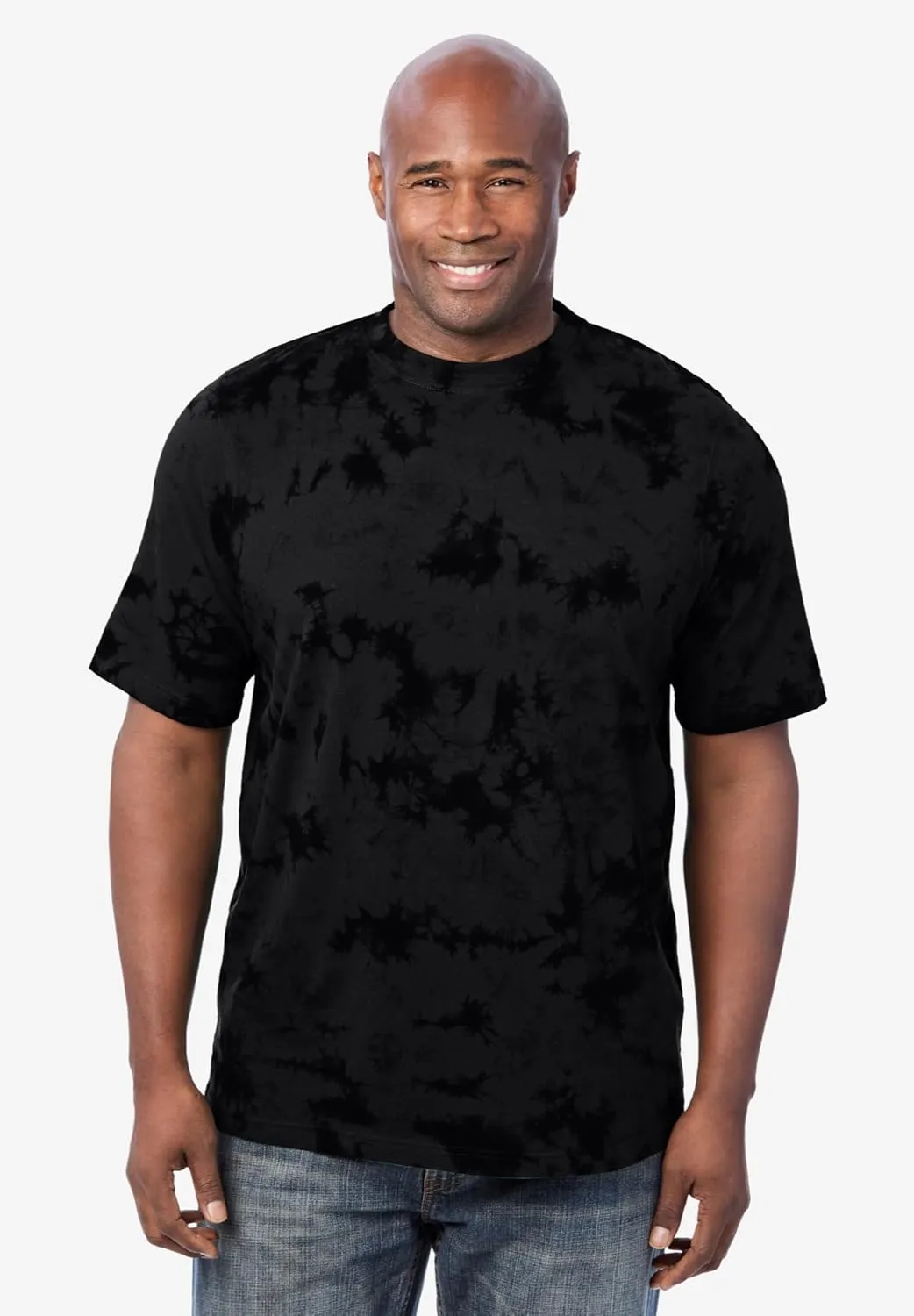 KingSize Men's Big & Tall Shrink-Less Lightweight Crewneck T-Shirt