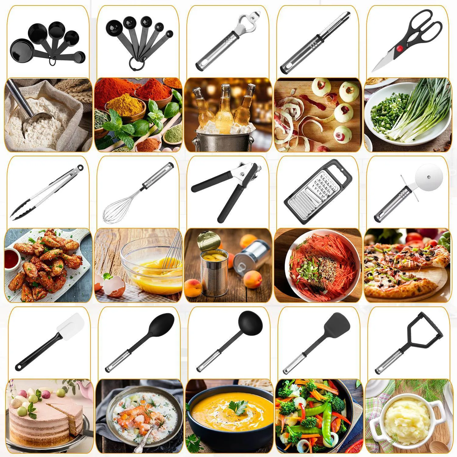 Kitchen Utensil  Stainless Steel Set