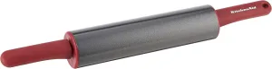 KitchenAid Gourmet Rolling Pin, One Size, Steel, Red, 2.5 x 2.5 x 22 inches