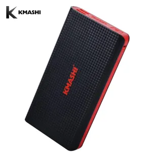 KMASHI Portable 15000mAh Power Bank Dual USB External Battery Mobile Power Bank Charger for Universal Mobile Phones