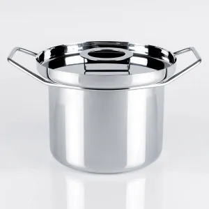 KnIndustrie Back Up Pot diam. 26 cm. - 10.23 in. - steel