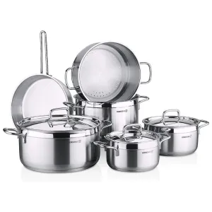 Korkmaz 10 Piece Alfa Plus Cookware Set KA1998