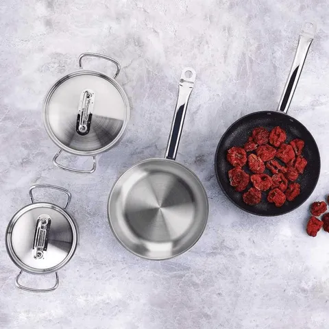 Korkmaz 9 Piece Proline Satin Cookware Set A1150